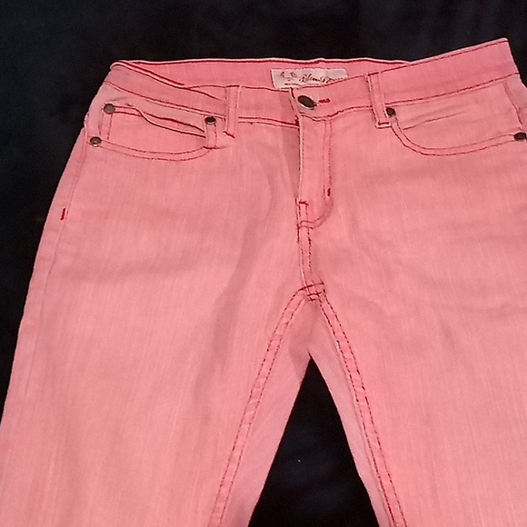 Blue Seven Jeans..Sz.7..Red - Picture 2 of 4